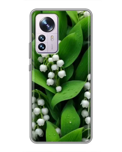 Чехол для Xiaomi 12 / 12X с картинкой «Ландыши в зелени» Чехол для Xiaomi 12 / 12X с картинкой «Ландыши в зелени»