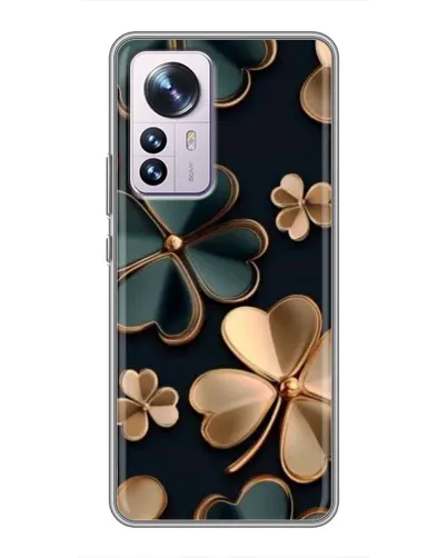 Чехол для Xiaomi 12 / 12X с картинкой «Клевер в золоте» Чехол для Xiaomi 12 / 12X с картинкой «Клевер в золоте»
