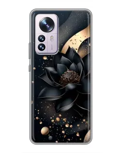 Чехол для Xiaomi 12 / 12X с картинкой «Черный лотос» Чехол для Xiaomi 12 / 12X с картинкой «Черный лотос»
