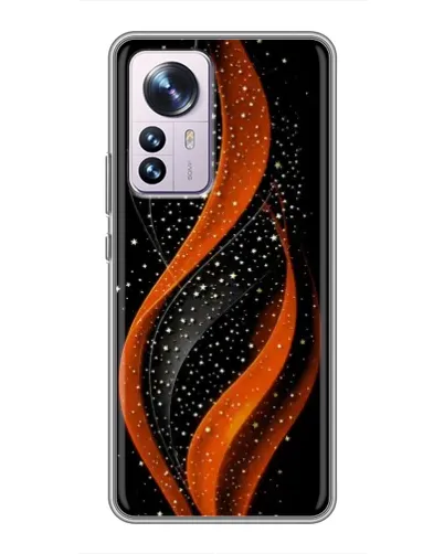 Чехол для Xiaomi 12 / 12X с картинкой «Огненная звездная волна»