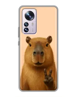 Чохол для Xiaomi 12 / 12X з картинкою «Капібара вікторія»