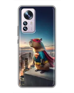 Чохол для Xiaomi 12 / 12X з картинкою «Капі-мен супергерой»