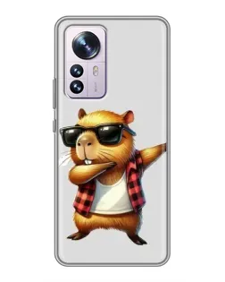 Чохол для Xiaomi 12 / 12X з картинкою «Капібара репер даб»