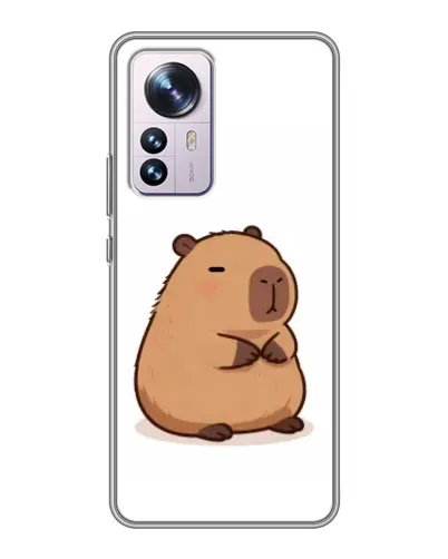 Чехол для Xiaomi 12 / 12X с картинкой «Толстенькая капибара»