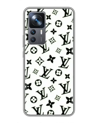 Чехол для Xiaomi 12T Pro с картинкой «Монохромный хаос LV»
