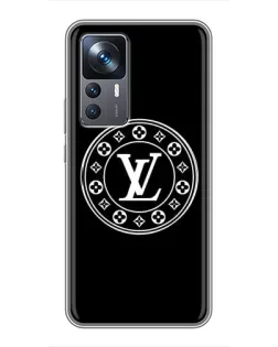 Чехол для Xiaomi 12T Pro с картинкой «LV — печать стиля»