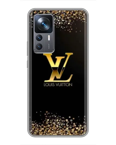 Чехол для Xiaomi 12T Pro с картинкой «LV — золотые искры»