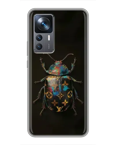 Чехол для Xiaomi 12T Pro с картинкой «LV — мраморный принт»