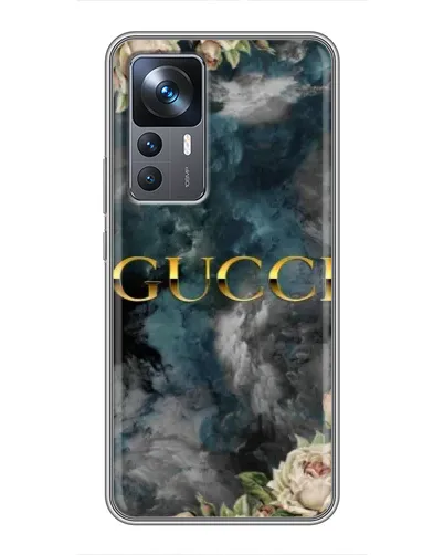 Чехол для Xiaomi 12T Pro с картинкой «Абстрактные цветы Gucci» Чехол для Xiaomi 12T Pro с картинкой «Абстрактные цветы Gucci»