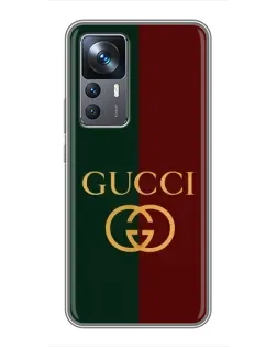 Чохол для Xiaomi 12T Pro з картинкою «Gucci — темно-зелений градієнт»