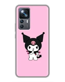 Чехол для Xiaomi 12T Pro с картинкой «Kuromi — розовая нежность»