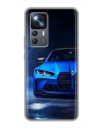 Чехол для Xiaomi 12T Pro с картинкой «Голубая BMW M4» Чехол для Xiaomi 12T Pro с картинкой «Голубая BMW M4»