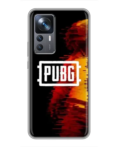 Чехол для Xiaomi 12T Pro с картинкой «Яркий логотип PUBG»