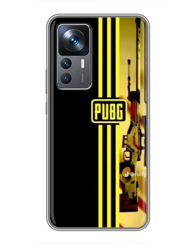 Чехол для Xiaomi 12T Pro с картинкой «PUBG — камуфляжный шлем»