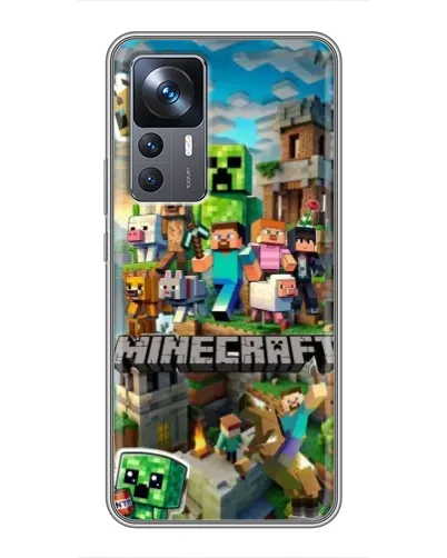 Чехол для Xiaomi 12T Pro с картинкой «Замок Minecraft» Чехол для Xiaomi 12T Pro с картинкой «Замок Minecraft»