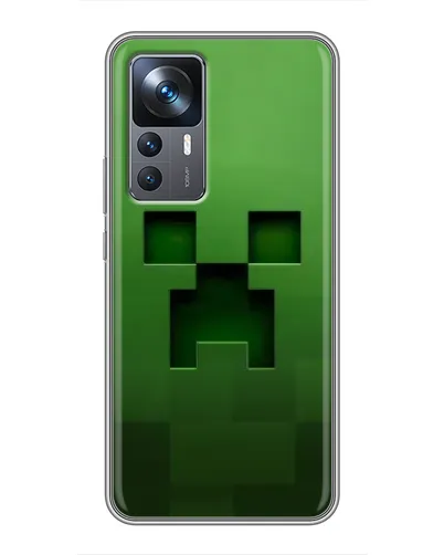 Чехол для Xiaomi 12T Pro с картинкой «Крипер микро-дизайн» Чехол для Xiaomi 12T Pro с картинкой «Крипер микро-дизайн»
