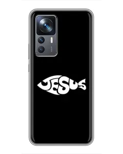 Чехол для Xiaomi 12T Pro с картинкой «Рыба Jesus» Чехол для Xiaomi 12T Pro с картинкой «Рыба Jesus»
