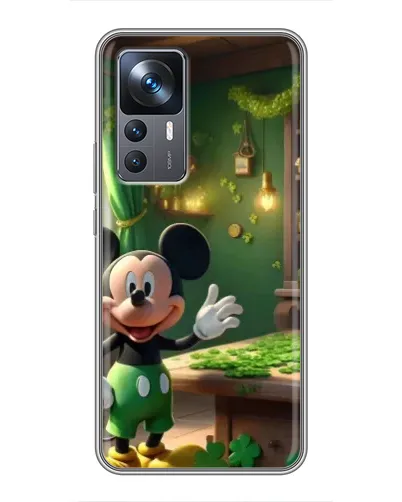 Чехол для Xiaomi 12T Pro с картинкой «Микки в мастерской»