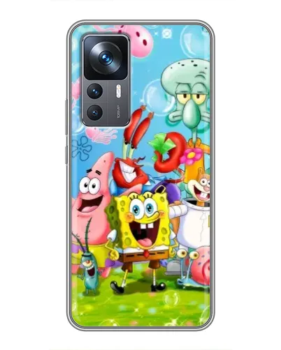 Чехол для Xiaomi 12T Pro с картинкой «Губка Боб и друзья» Чехол для Xiaomi 12T Pro с картинкой «Губка Боб и друзья»