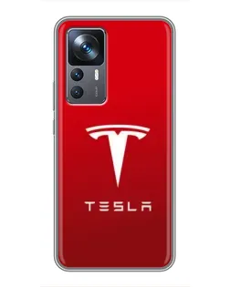 Чохол для Xiaomi 12T Pro з картинкою «Tesla Red Classic»