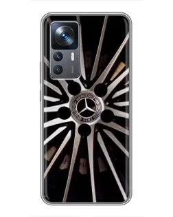 Чехол для Xiaomi 12T Pro с картинкой «Диск Mercedes»