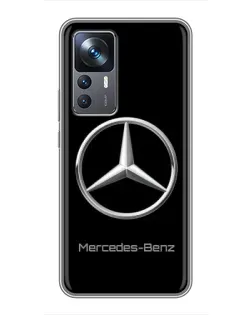Чехол для Xiaomi 12T Pro с картинкой «Mercedes Silver Logo»