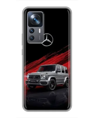 Чехол для Xiaomi 12T Pro с картинкой «Mercedes G-Class красный» Чехол для Xiaomi 12T Pro с картинкой «Mercedes G-Class красный»