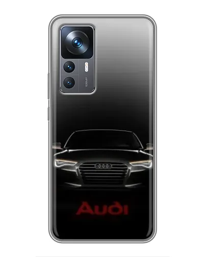 Чехол для Xiaomi 12T Pro с картинкой «Audi — градиентный контур» Чехол для Xiaomi 12T Pro с картинкой «Audi — градиентный контур»
