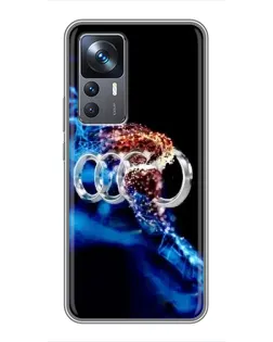 Чехол для Xiaomi 12T Pro с картинкой «Энергия лого Audi»