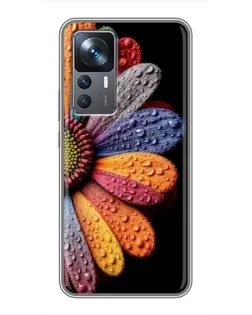 Чохол для Xiaomi 12T Pro з картинкою «Райдужна квітка» Чохол для Xiaomi 12T Pro з картинкою «Райдужна квітка»