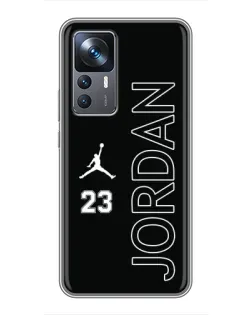 Чехол для Xiaomi 12T с картинкой «Jordan Vertical»