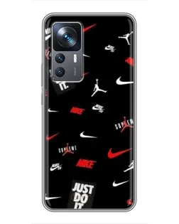 Чехол для Xiaomi 12T с картинкой «Nike Mix Pattern»