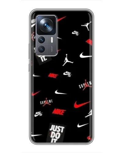 Чехол для Xiaomi 12T с картинкой «Nike Mix Pattern»