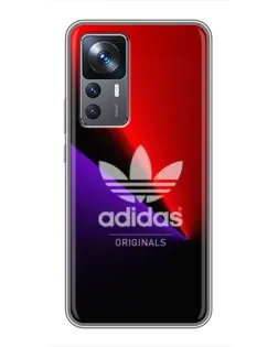 Чехол для Xiaomi 12T с картинкой «Adidas Red Neon»