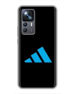 Чехол для Xiaomi 12T с картинкой «Adidas Cyan Logo»
