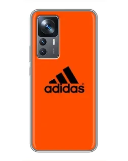 Чехол для Xiaomi 12T с картинкой «Adidas Ukraine»