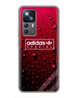 Чехол для Xiaomi 12T с картинкой «Adidas Gold Marble»