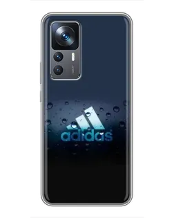Чехол для Xiaomi 12T с картинкой «Adidas Water Drops»