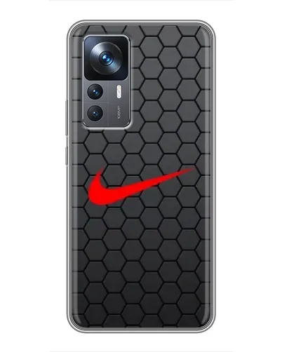 Чехол для Xiaomi 12T с картинкой «Nike — карбоновая сетка» Чехол для Xiaomi 12T с картинкой «Nike — карбоновая сетка»