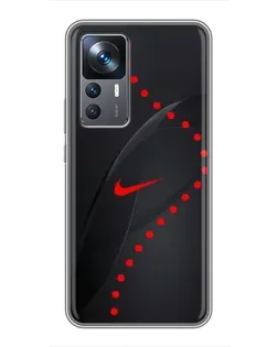 Чехол для Xiaomi 12T с картинкой «Абстрактный дизайн Nike»
