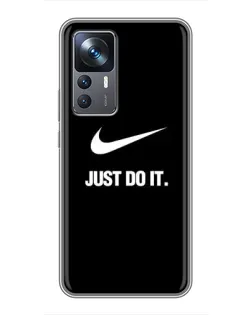 Чехол для Xiaomi 12T с картинкой «Классический принт Nike»