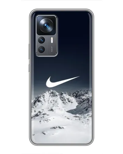 Чехол для Xiaomi 12T с картинкой «Nike — зимние горы» Чехол для Xiaomi 12T с картинкой «Nike — зимние горы»