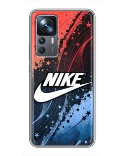 Чехол для Xiaomi 12T с картинкой «Градиентный принт Найк»