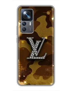 Чохол для Xiaomi 12T з картинкою «Камуфляжний Louis Vuitton»