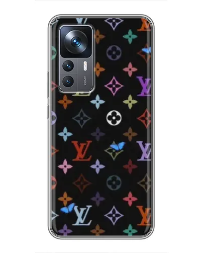 Чохол для Xiaomi 12T з картинкою «Кольорова монограма LV» Чохол для Xiaomi 12T з картинкою «Кольорова монограма LV»