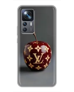Чохол для Xiaomi 12T з картинкою «Червоне яблуко LV»