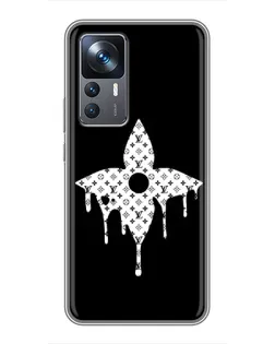 Чохол для Xiaomi 12T з картинкою «Квіткова монограма»