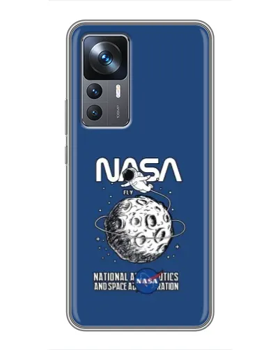 Чехол для Xiaomi 12T с картинкой «NASA — лунная миссия» Чехол для Xiaomi 12T с картинкой «NASA — лунная миссия»
