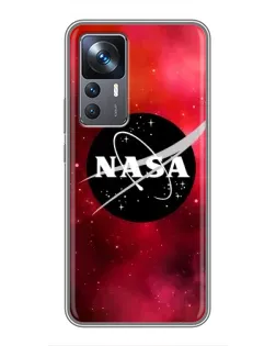 Чехол для Xiaomi 12T с картинкой «NASA — красная туманность»