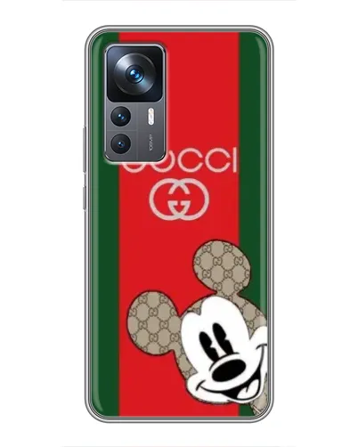 Чохол для Xiaomi 12T з картинкою «Gucci — смуги та Міккі» Чохол для Xiaomi 12T з картинкою «Gucci — смуги та Міккі»